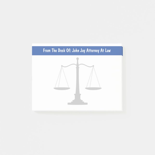 Post-it® Notes de courrier de thème de mandataire (Devant)