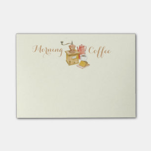 Post-it® Notes de Courrier-it® de café de matin