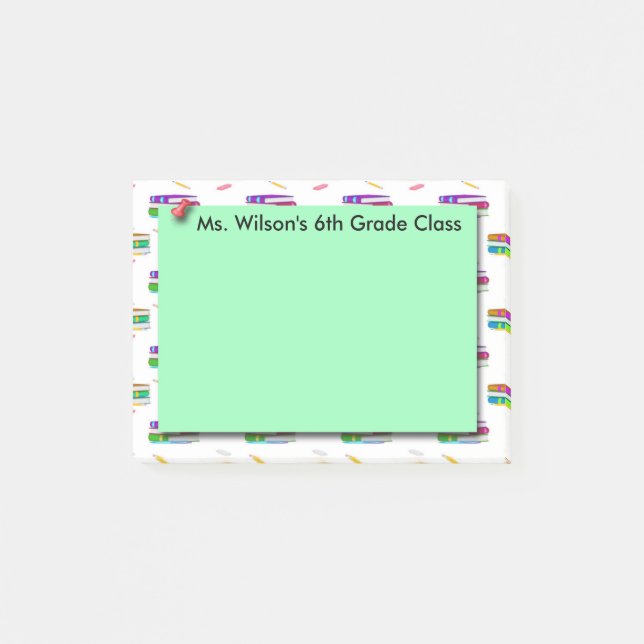 Post-it® Notes de Courrier-it® de Livre vert de livres de (Devant)