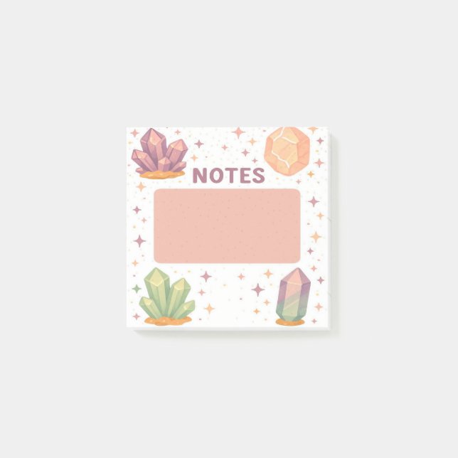 Post-it® Notes de cristal mystique (Devant)