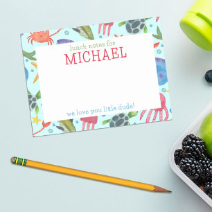 Post-it® Notes de déjeuner personnalisées sur les créatures