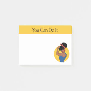 Post-it® Notes de femme noire forte