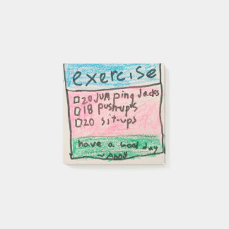 Post-it® Notes de fin d'exercice quotidiennes