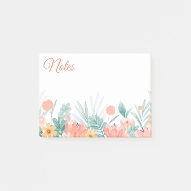 Post-it® Notes de fleurs printanières (Devant)