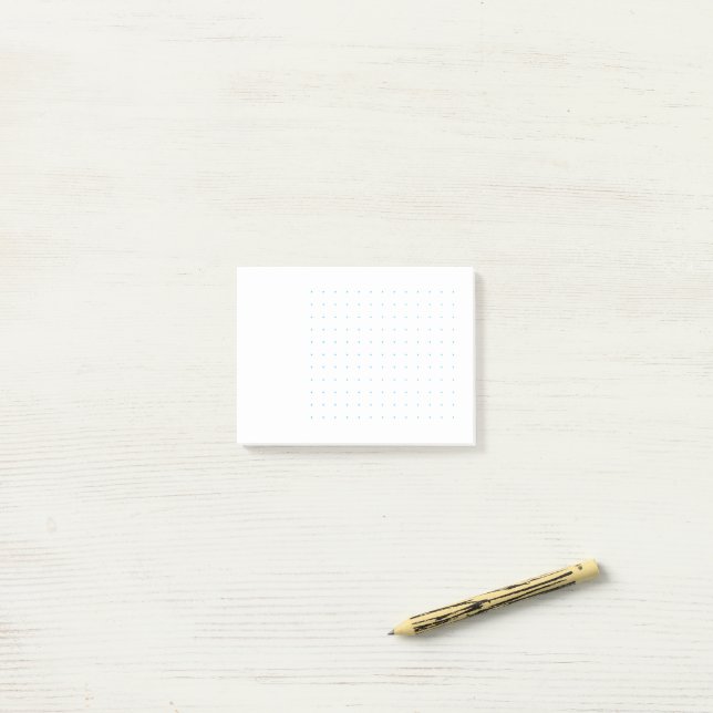 Post-it® Notes de grille pointillée (Sur un bureau)
