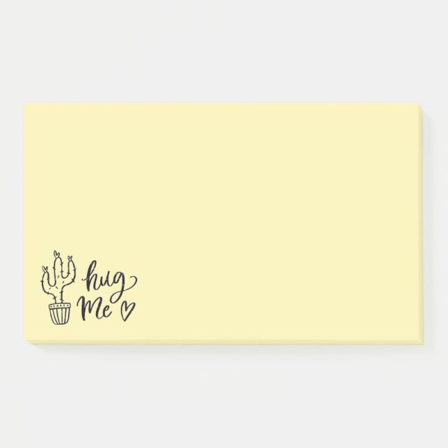 Post-it® Notes de Hug Me Cactus (Devant)