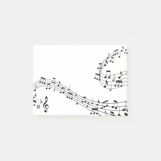 Post-it® Notes de musique (Devant)