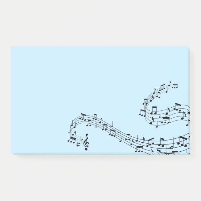 Post-it® Notes de musique (Devant)