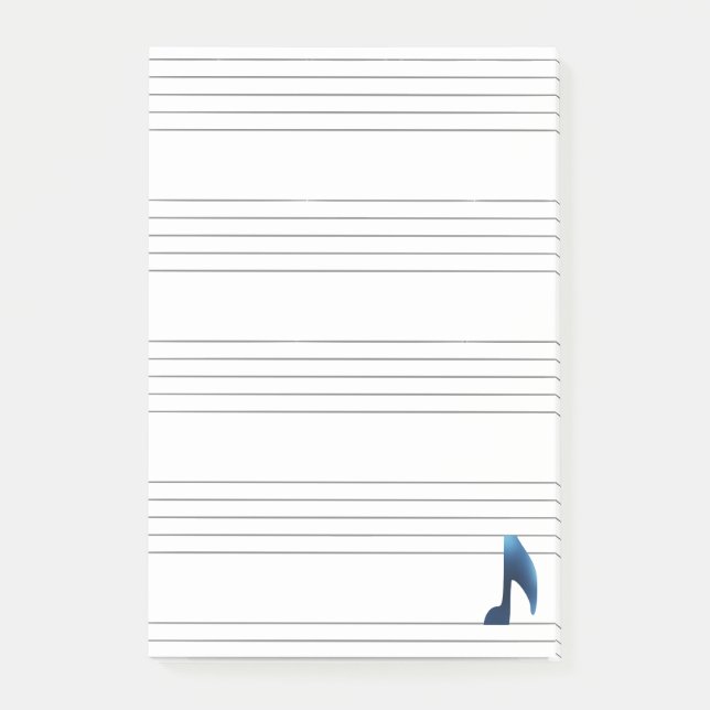 Post-it® Notes de musique (Devant)