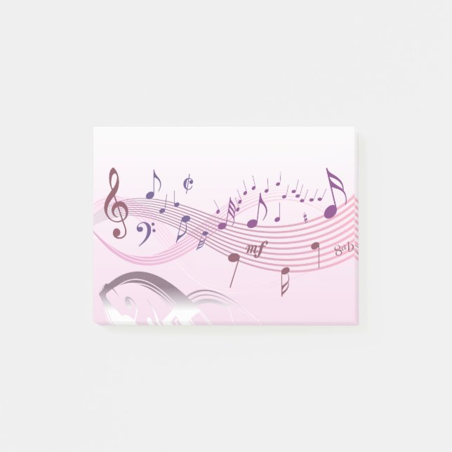 Post-it® notes de musique (Devant)