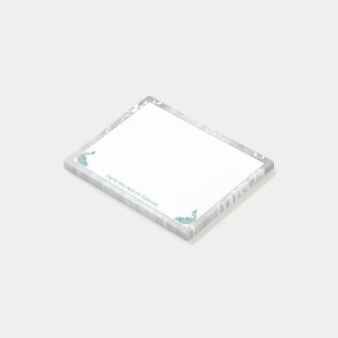 Post-it® Notes de Peacocks turquoises