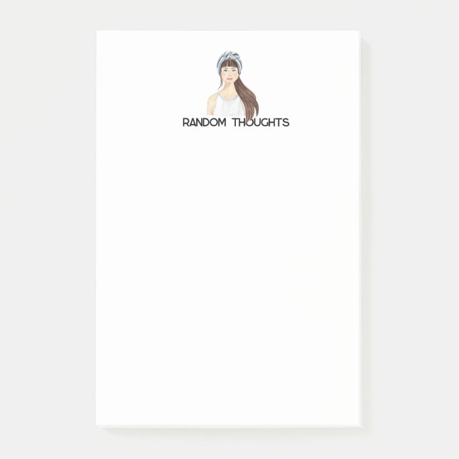 Post-it® Notes de pensées aléatoires (Devant)