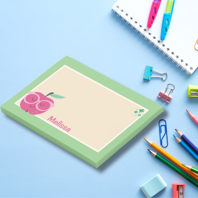 Post-it® Notes de pomme ludiques et mignonnes (Créateur téléchargé)