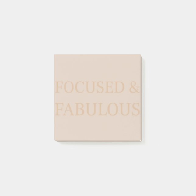 Post-it® Notes de post-it ciblées et fabuleuses (Devant)