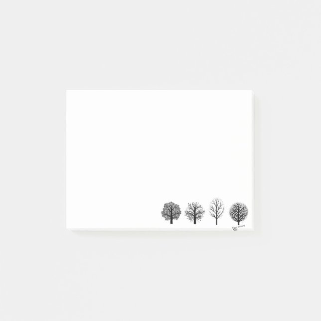 Post-it® Notes de post-it d'arbre (Devant)