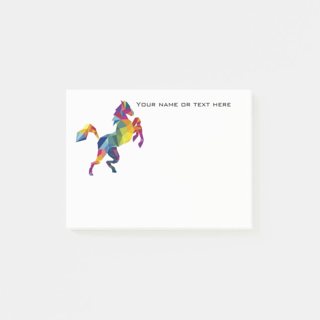 Post-it® Notes de post-it de cheval (Devant)