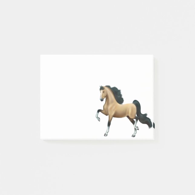 Post-it® Notes de post-it de cheval de Saddlebred Gaited (Devant)