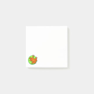Post-it® Notes de Post-it© de la grenouille orange