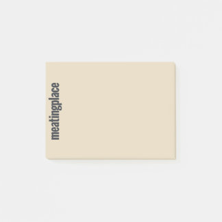 Post-it® Notes de post-it de logo de Meatingplace