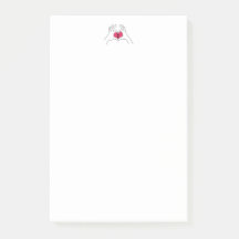 Notes de post-it de point-virgule