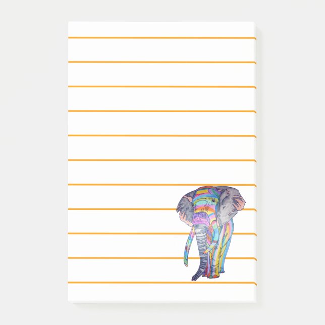 Post-it® Notes de post-it de Rainbowphant (Devant)