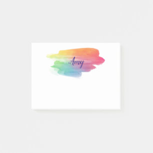 Post-it® Notes de post-it de tache d'aquarelle