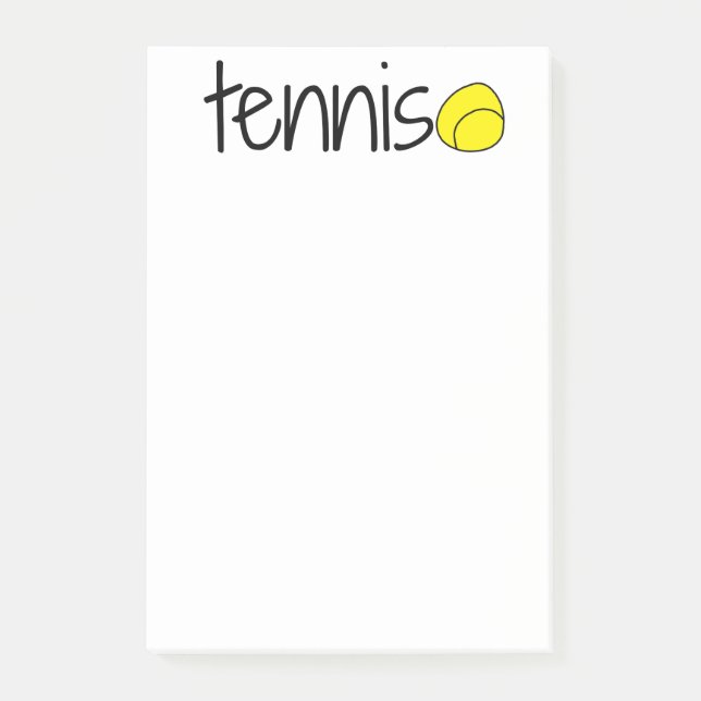 Post-it® Notes de post-it de tennis (Devant)