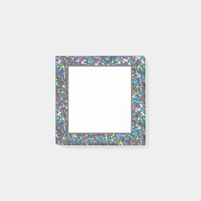 Post-it® Notes de post-it d'étoiles d'étincelles (Devant)
