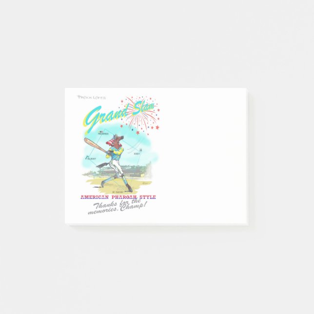 Post-it® Notes de post-it d'hommage de Grand Chelem de (Devant)