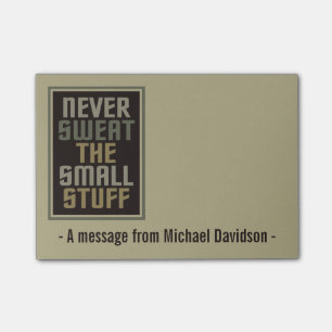 Post-it® Notes de post-it faites sur commande de motivation