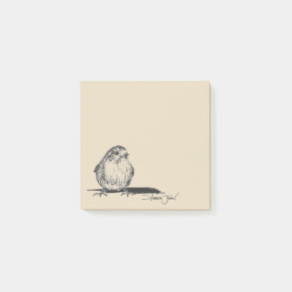 Post-it® Notes de post-it pour les oiseaux de Chubby
