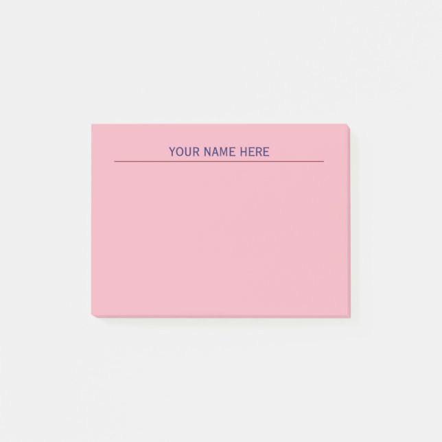 Post-it® Notes de post-it rose-clair (Devant)