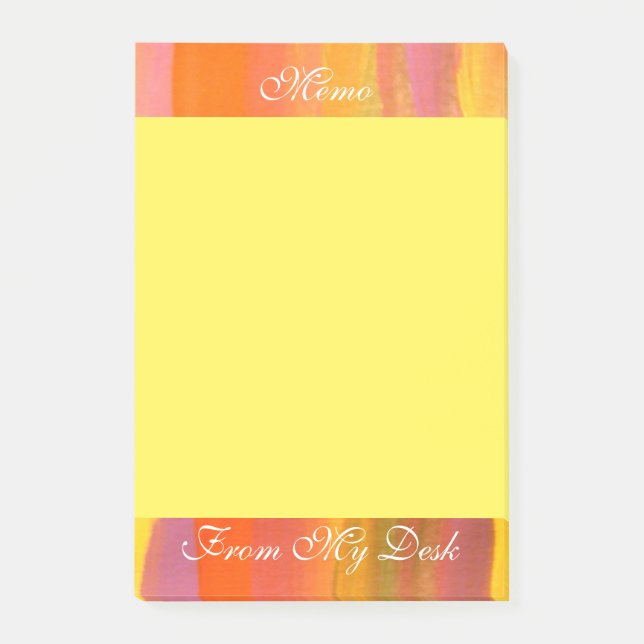 Post-it® Notes de publication 4x6 (Devant)