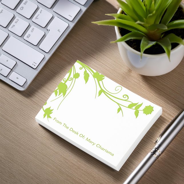 Post-it® Notes de publication de monogramme (Créateur téléchargé)