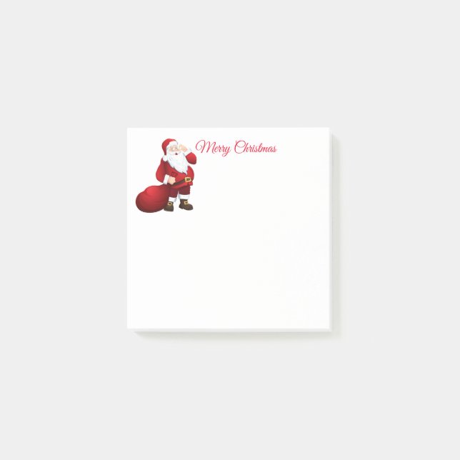 Post-it® Notes de publication père Noël (Devant)