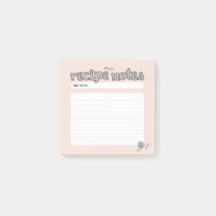 Post-it® Notes de recette Dîner terminé