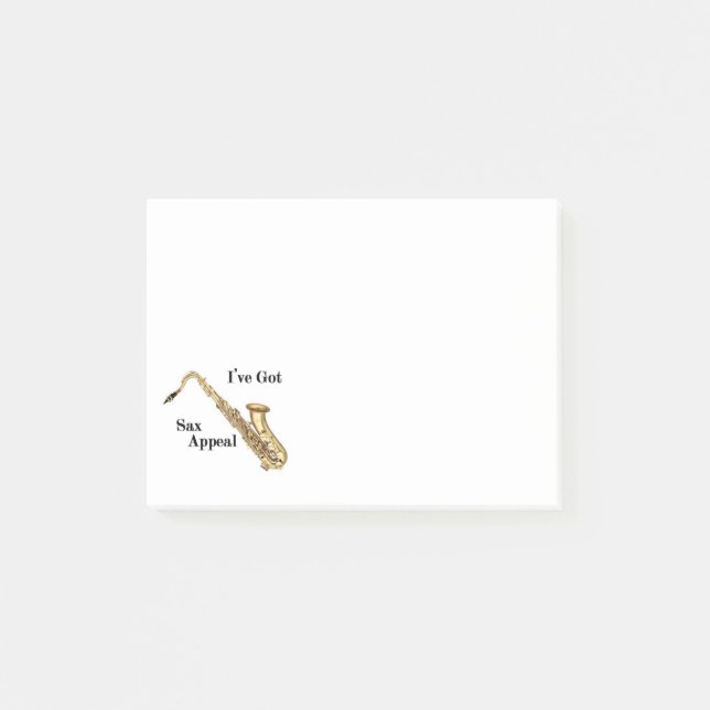 Post-it® Notes de saxophone (Devant)