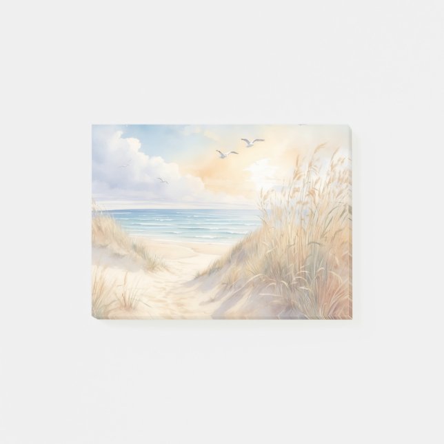 Post-it® Notes de scène de plage (Devant)