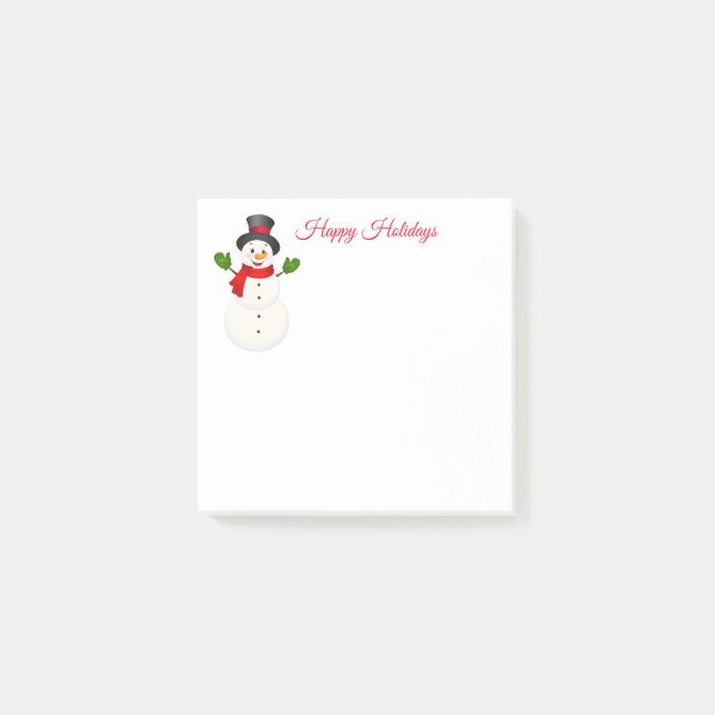 Post-it® Notes de Snowman (Devant)