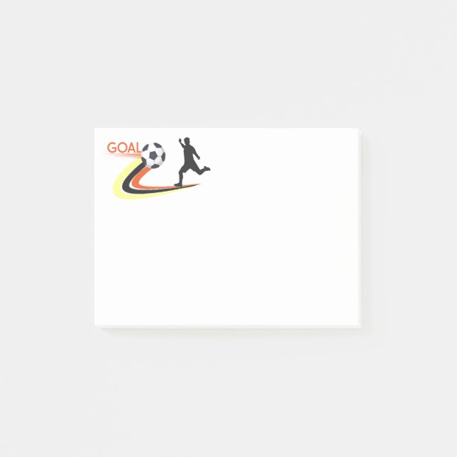 Post-it® Notes des articles de football (Devant)