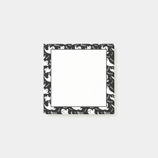 Post-it® Notes des billets de Halloween Boo Ghosts (Devant)