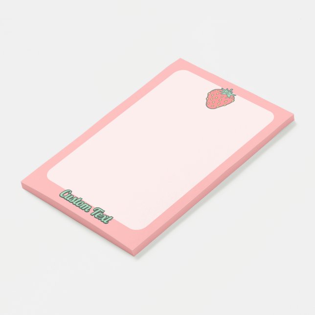 Post-it® Notes d'icône de fraise (Incliné)