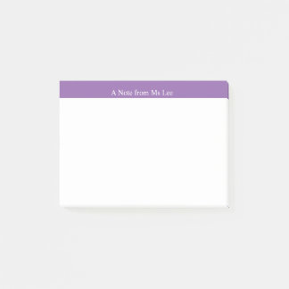 Post-it® Notes d'information pourpres faites sur commande