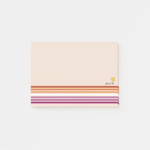 Post-It Notes Drapeau Lesbien Coucher de Soleil