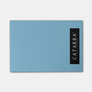Post-it® Notes - droite noire de logo