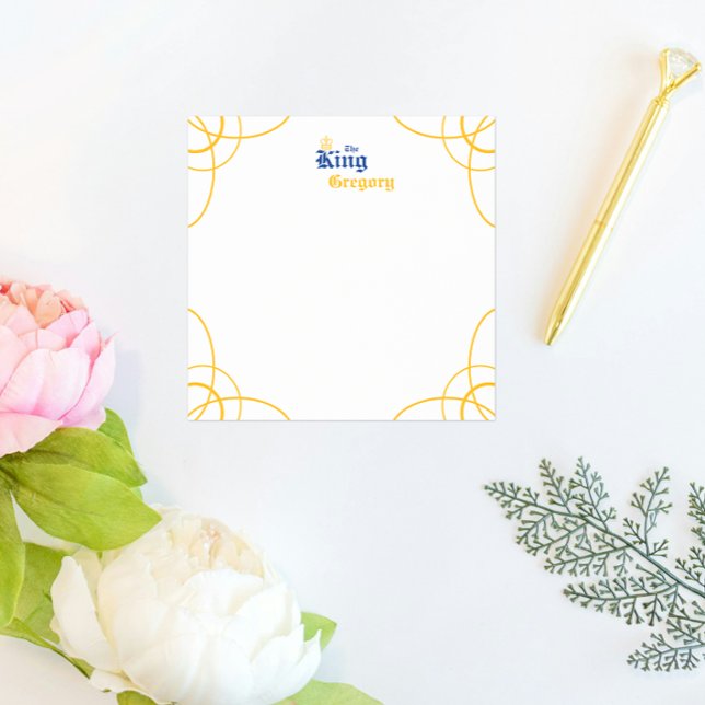 Post-it® Notes du Carré du roi Blue (Créateur téléchargé)