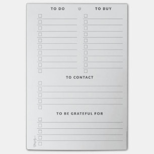 Post-it® Notes du Courrier-It® de ToDo multiple