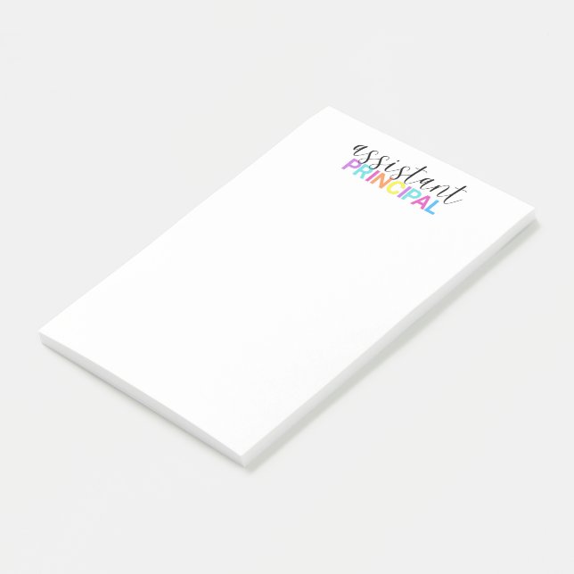 Post-it® Notes du poste principal adjoint (Incliné)