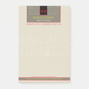 Post-it® Notes du Tuteur mathématique