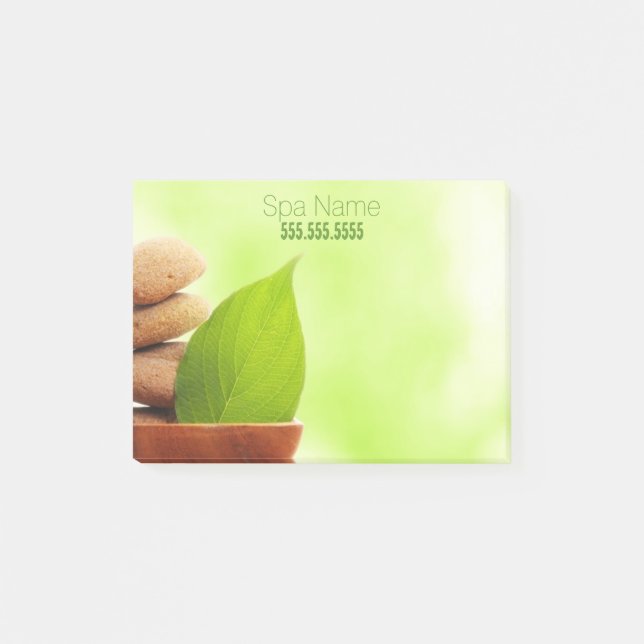 Post-it® Notes faites sur commande de Courrier-it® de spa (Devant)